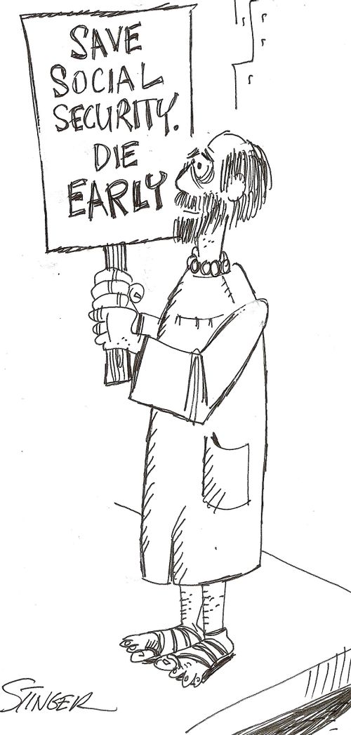 'Save Social Security. Die Early!'