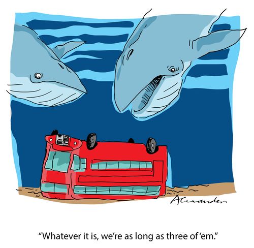 'Whatever it is, we're as long as three of 'em.'