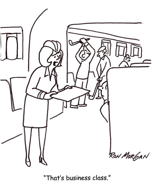 'That's business class.'