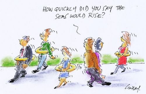 'How quickly did you say the seas would rise?'