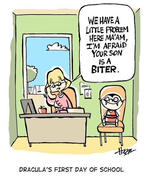 'Dracula's First Day of School.'