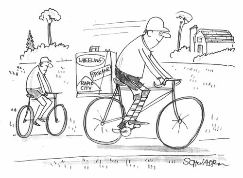 Well travelled cyclist