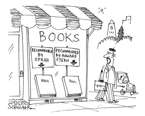 Books recommended by Oprah and Howard Stern.
