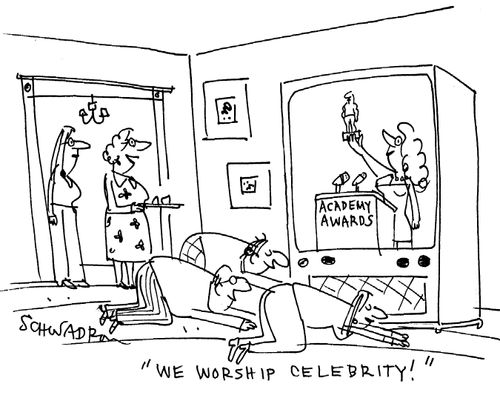 'We worship celebrity!'