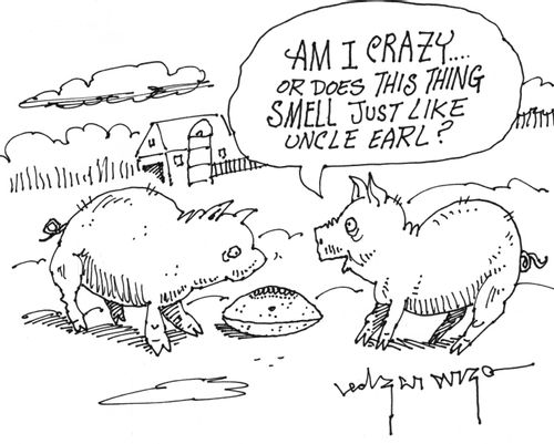 'Am I crazy...or does this thing smell just like uncle Earl?'