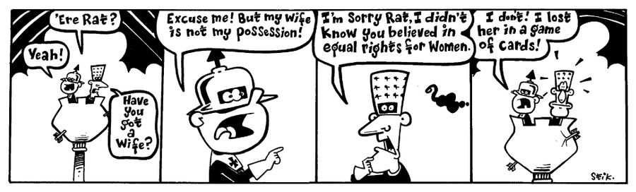 Watch Tower strip 4 - Lost wife in a card game