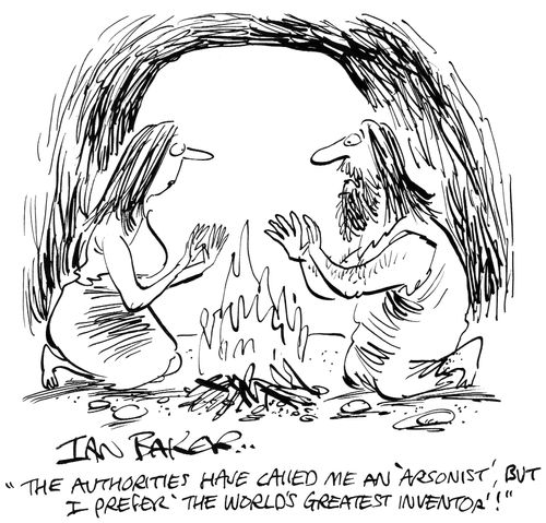 'The authorities have called me an 'arsonist', but I prefer 'the world's greatest inventor'!'