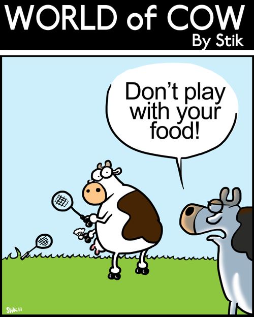 Don't play with your food!