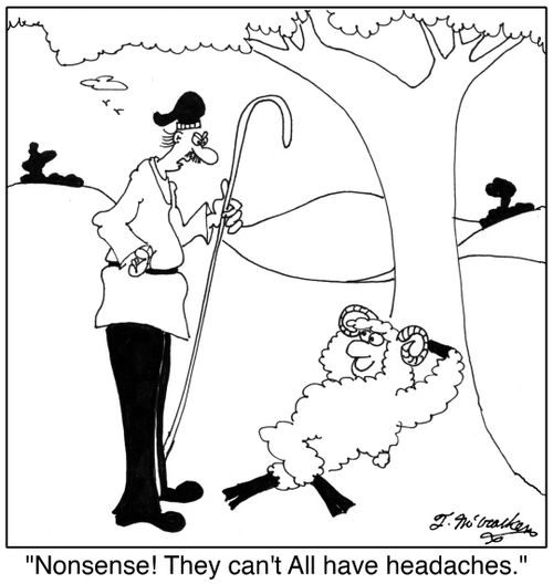 'Nonsense! They can't All have headaches.'