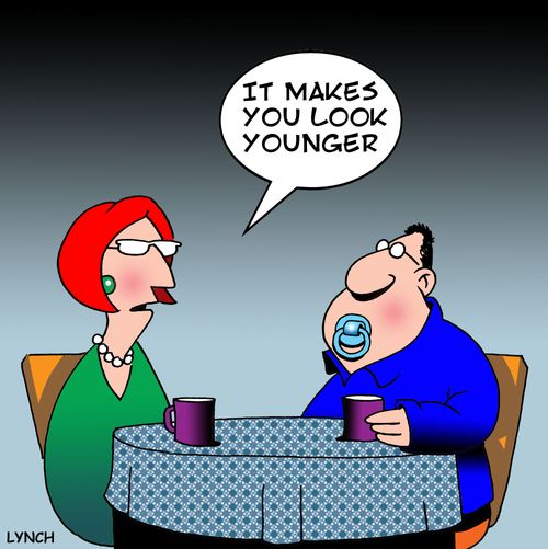'It makes you look younger.'