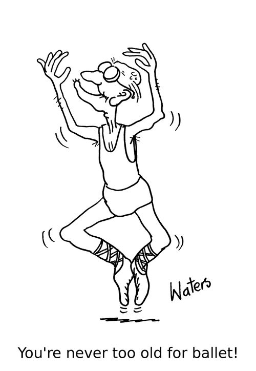 You're never too old for ballet!