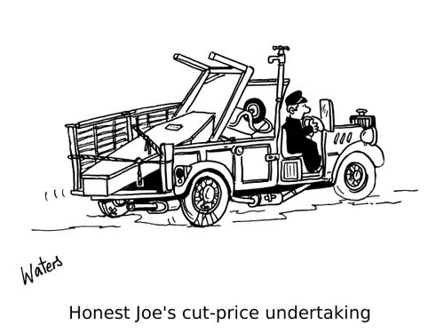 Honest Joe's cut-price undertakers