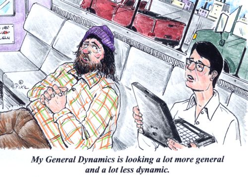 'My General Dynamics is looking a lot more general and a lot less dynamic.'