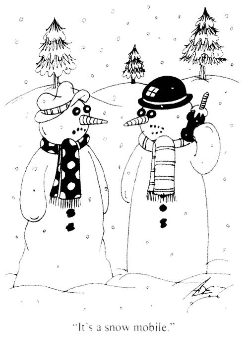 'It's a snow mobile.'