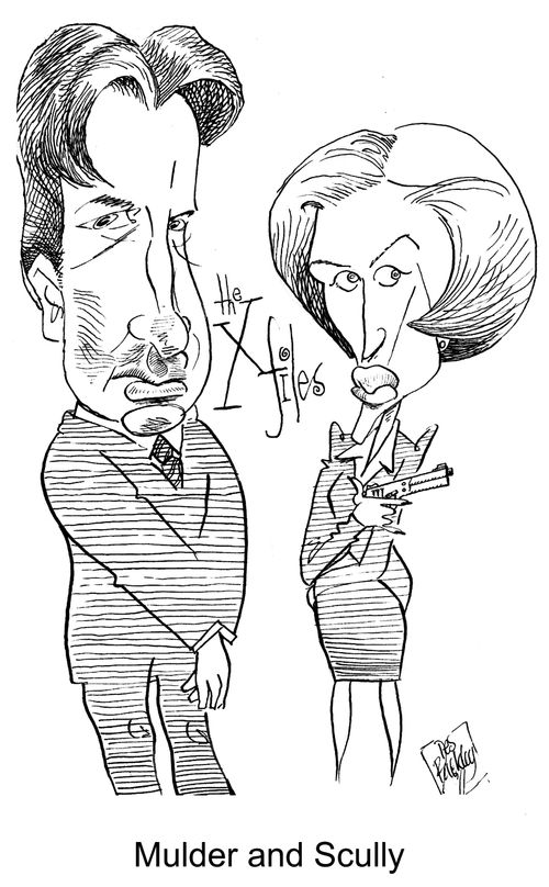 Mulder and Scully.