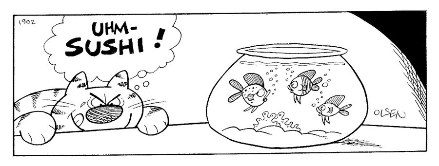 "Uhm - sushi!"