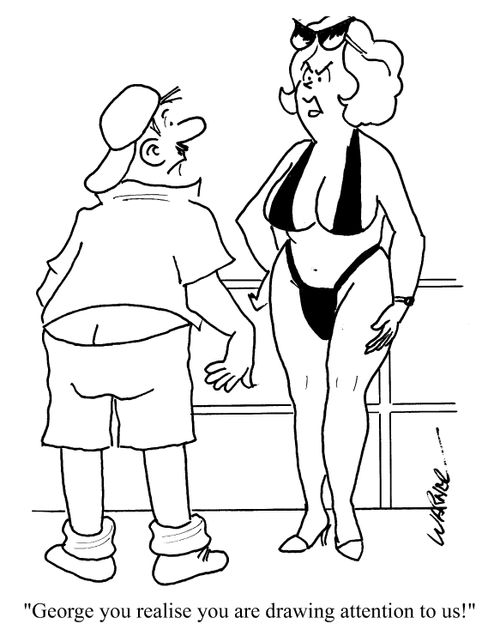 "You realise you are drawing attention to us!"