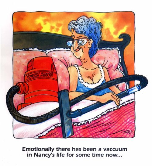 'Emotionally there has been a vacuum in Nancy's life for some time now...'