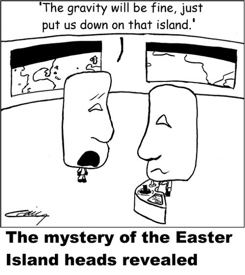 'The gravity will be fine, just put us down on that island.'