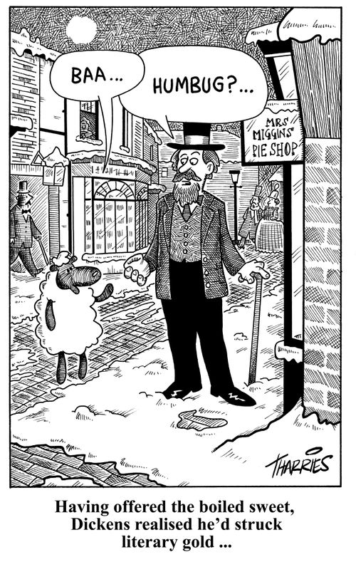 Having offered the boiled sweet, Dickens realised he'd struck literary gold.