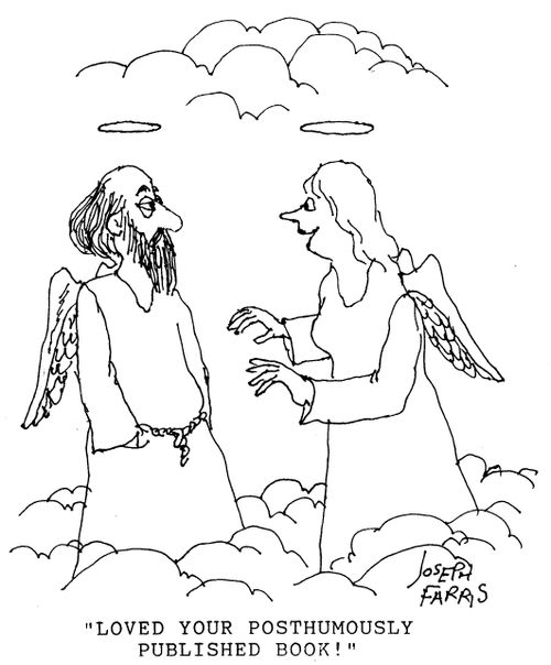 'Loved your posthumously published book!'