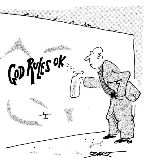 God Rules OK.