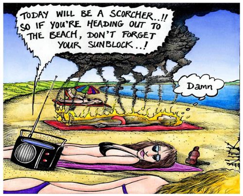 Today will be a scorcher! So if you're heading out to the beach, don't forget your sunblock...