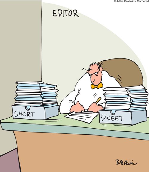Editor. Short. Sweet.