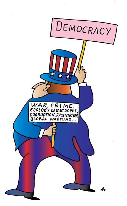 Democracy: War, Crime, Ecology....