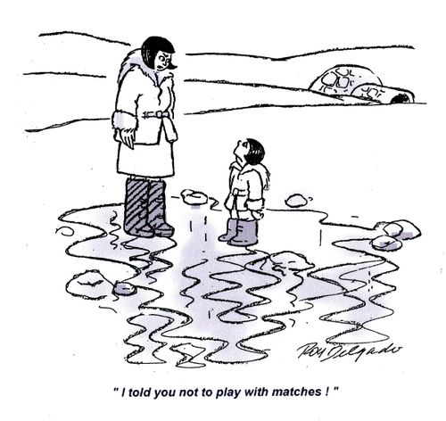 'I told you not to play with matches!'