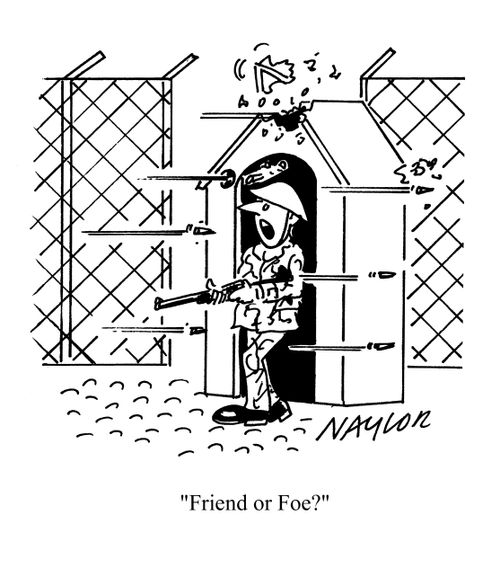 'Friend or foe?'