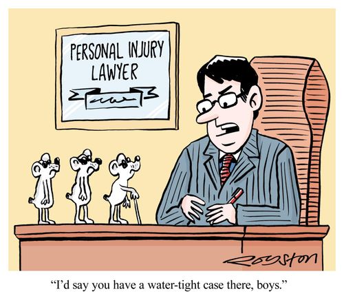 'I'd say you have a water-tight case there, boys.'