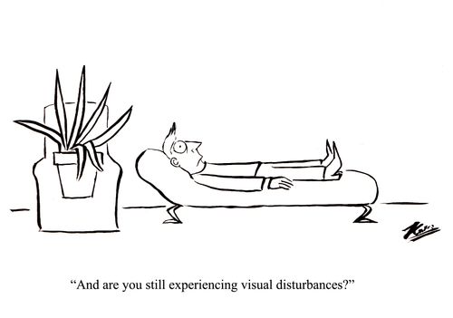 'Are You Still Experiencing Visual Disturbances?'