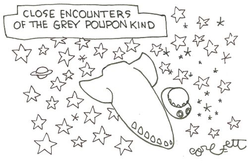 Close encounters of the Grey Poupon kind.