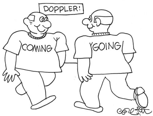 Doppler: coming and going.