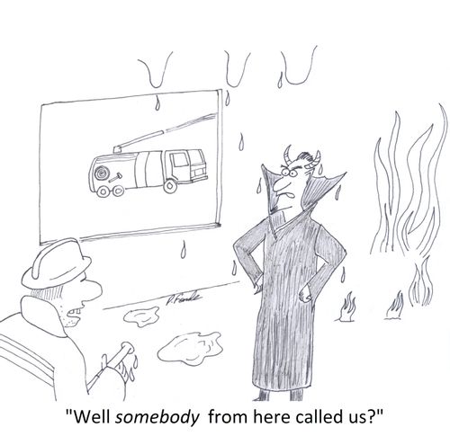 'Well somebody from here called us?'