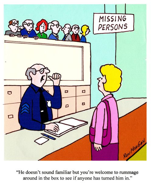 'He doesn't sound familiar but you're welcome to rummage around in the box to see if anyone has turned him in.'