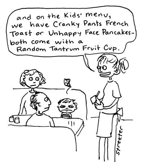 Kids Menu - Cranky Pants French Toast.