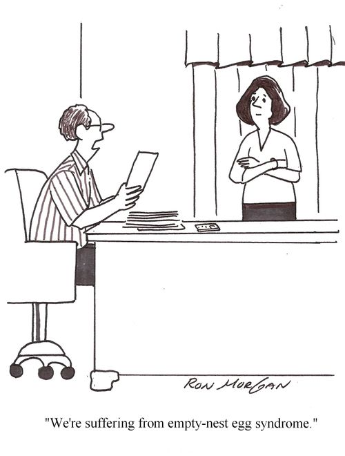 "We're suffering from empty-nest syndrome."