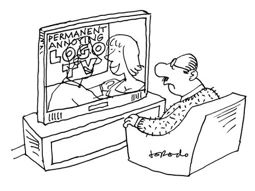 Permanent Annoying Logo TV.