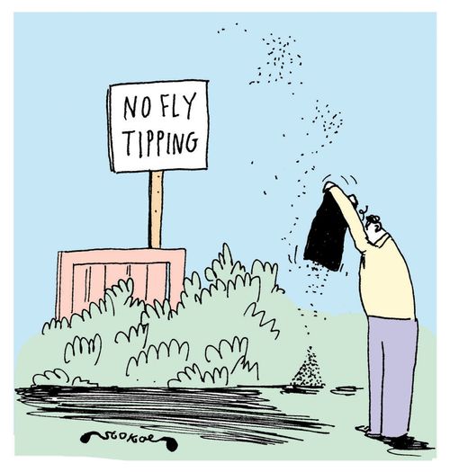No fly tipping.