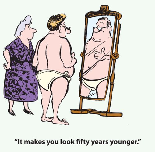 'It makes you look fifty years younger.'