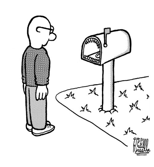 Mail box with mouth!