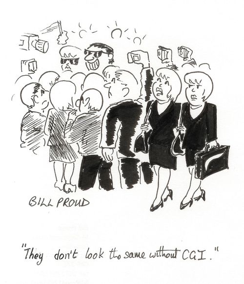 'They don't look the same without CGI.'