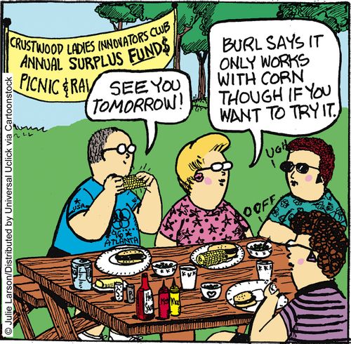 'Burl says it only works with corn though if you want to try it.'