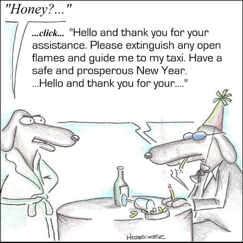 '...Hello and thank you for your assistance. ...Have a safe and prosperous New Year.'
