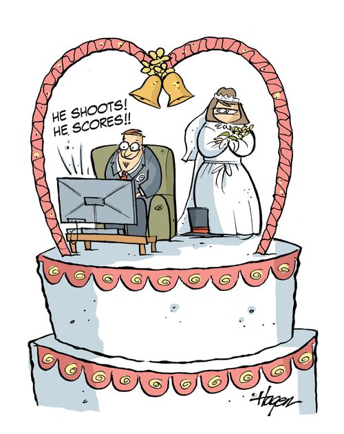 Wedding cake problems.