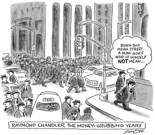 Raymond Chandler, the money-grubbing years.