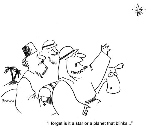 'I forget is it a star or a planet that blinks...'