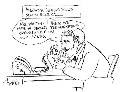 'Mr. Watson - I think we have a strong telemarketing opportunity in our hands.'